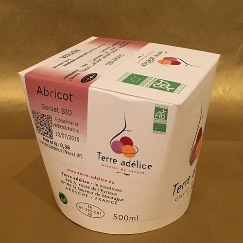 1/2L SORBET ABRICOT BIO