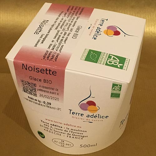 1/2L GLACE NOISETTE BIO