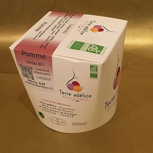 1/2 SORBET POMME BIO